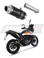 KTM 390 Adventure 2020 - 2021 motorcycle Exhaust Muffler Auspuff Sportauspuff Silencer Echappement Silencieux Scarico Scarichi Escape Wydech Tłumik GP 1 BLACK Dominator x
