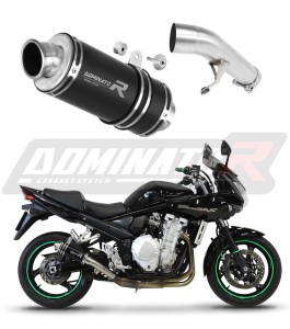 Suzuki GSF 1250 N / S BANDIT 2007 - 2016 Exhaust Silencer Muffler GP1 BLACK + dB killer medium