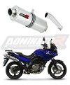 escape silenciador DOMINATOR oval compatível com a motocicleta Suzuki DL 650 V Strom 2004   2006 6