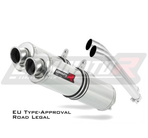 DL 1000 V-STROM EU Approved Exhaust Silencer ROUND 2002 - 2012