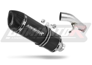 Suzuki GSX 1250 FA 2010 - 2016 Exhaust Silencer Muffler HP1 BLACK + dB killer medium