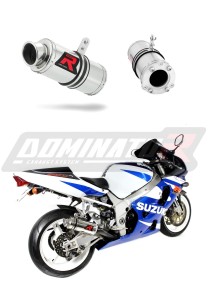 Suzuki GSXR 750 K1 K5 2001 - 2005 Exhaust Silencer Muffler GP1 + dB killer medium