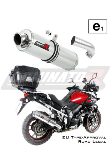 DL 1000 V-STROM Exhaust SUZUKI Homologated EC Type approval  Street legal Approval Certificate Muffler Auspuff Sportauspuff Silencer Echappement Silencieux Scarico Scarichi Escape Wydech Tłumik ROUND 2014 - 2016 Dominator x