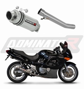 Suzuki GSXF 750 1998 - 2006 Exhaust Silencer Muffler GP1 + dB killer medium