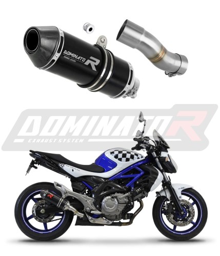 wydech tłumik DOMINATOR HP3 CZARNY pasujący do motocykla Suzuki SFV 650 GLADIUS 2009 - 2015 6
