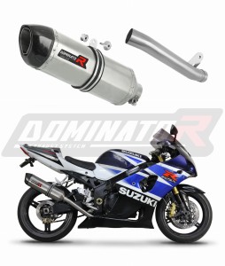 Suzuki GSXR 1000 K1 - K4 2001 - 2004 Exhaust Silencer Muffler Slip-on HP1 + dB killer medium