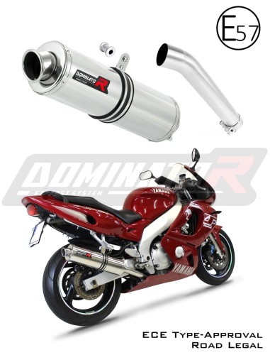 YZF 600 R Thundercat Homologated ECE Type approval - Street legal EXHAUST Yamaha Muffler Auspuff Sportauspuff Silencer Echappement Silencieux Scarico Scarichi Escape Wydech Tłumik ROUND 1996 - 2006 DOMINATOR x