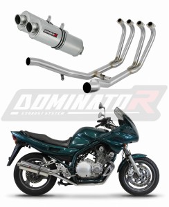 Yamaha XJ 900 Diversion 1994 - 2003 Full Exhaust System Collector Silencer OV + dB killer