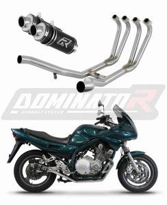 Yamaha XJ 900 Diversion 1994 - 2003 Full Exhaust System Collector Silencer GP1 BLACK + dB killer
