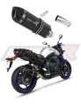 FZ 8 N / FZ8 S FAZER EXHAUST Yamaha Muffler Auspuff Sportauspuff Silencer Echappement Silencieux Scarico Scarichi Escape Wydech Tłumik Carbon End Cap HP1 Black 2010 - 2016 DOMINATOR x