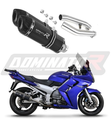 wydech tłumik DOMINATOR HP1 CZARNY pasujący do motocykla Yamaha FJR 1300 2001 - 2005 7