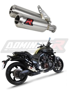 Yamaha V MAX 1700 2009 - 2019 Exhaust Silencer Muffler GP + dB killer medium