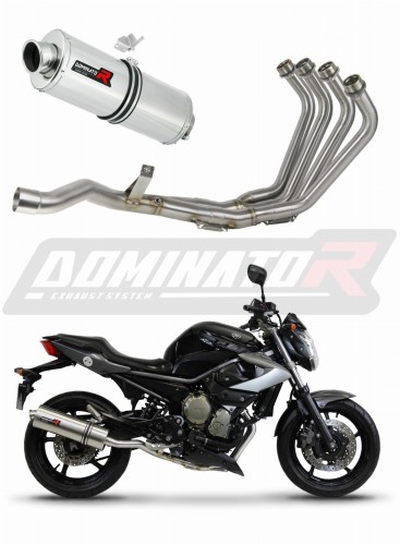 kompletny układ wydechowy z tłumikiem DOMINATOR Full System Owalny pasujący do motocykla Yamaha XJ 6N S F 2009 - 2016 6