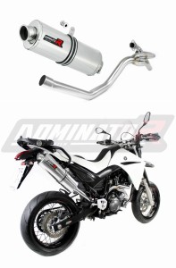 Yamaha XT 660 X 2004 - 2016 side manifold 2 in 1 Exhaust Silencer Muffler OV + dB killer medium