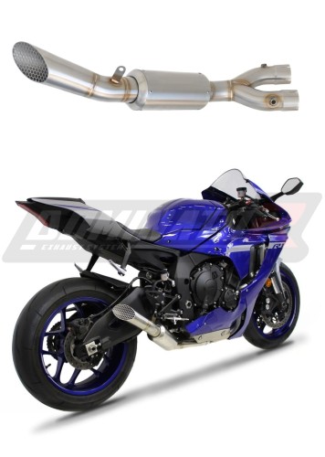 decat tłumik środkowy DOMINATOR GP3 Mid Pipe pasujący do motocykla YZF R1 1000 RN49 2017 - 2019 5