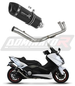 Yamaha XP 530 T-MAX 2012 - 2016 Full Exhaust System Collector Silencer HP1 BLACK + dB killer medium