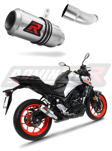MT-03 EXHAUST Yamaha Muffler Auspuff Sportauspuff Silencer Echappement Silencieux Scarico Scarichi Escape Wydech Tłumik GP 2014 - 2016 DOMINATOR x