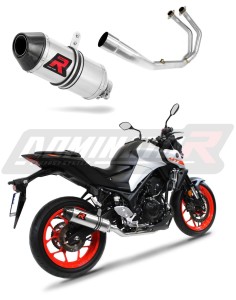 Yamaha MT 03 2014 - 2016 Full Exhaust System Collector Silencer HP3 + dB killer medium