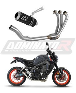 Yamaha MT 09 2021 - 2023 Full Exhaust System Collector Silencer GP BLACK + dB killer medium