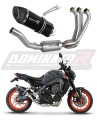 MT-09 2021 - 2022 EXHAUST Yamaha Full System EX Muffler Auspuff Sportauspuff Silencer Echappement Silencieux Scarico Scarichi Escape Collector Manifold Wydech Tłumik HP5 BLACK DOMINATOR x