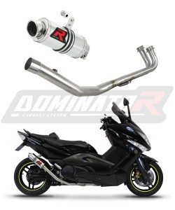 Yamaha T-MAX 500 2008 - 2011 Full Exhaust System Collector Silencer GP1 + dB killer medium