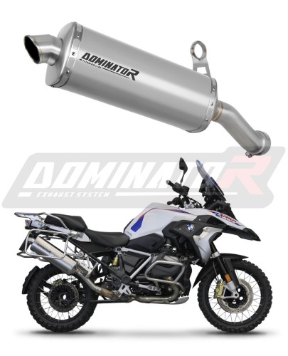 BMW R1250GS 2018 - 2020 EXHAUST Muffler Auspuff Sportauspuff Silencer Echappement Silencieux Scarico Scarichi Escape Wydech Tłumik P7 Titanium Tytan Dominator Exhaust System EU Approved Homologacja x