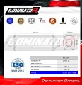 BMW R1250GS ADVENTURE 2018 - 2020 EXHAUST Muffler Auspuff Sportauspuff Silencer Echappement Silencieux Scarico Scarichi Escape Wydech Tłumik P7 BLACK Dominator Exhaust System EU Approved Homologacja 5