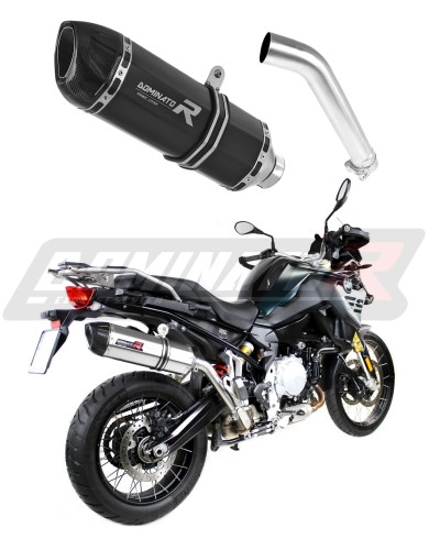 BMW F850GS 2018 - 2020 EU Approved EXHAUST Yamaha Muffler Auspuff Sportauspuff Silencer Echappement Silencieux Scarico Scarichi Escape Wydech Tłumik right side HP1 BLACK DOMINATOR x