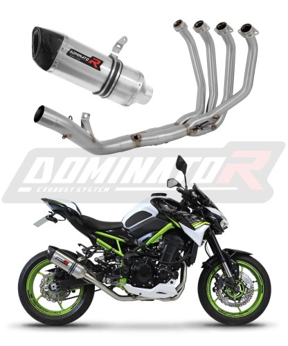 Kawasaki Z 900 A2 2017 - 2019 Low Level EXHAUST Collector Manifold Full System Muffler Auspuff Sportauspuff Silencer Echappement Silencieux Scarico Scarichi Escape Wydech Tłumik HP6 Dominator Exhaust System x