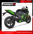ZX10R EXHAUST Suzuki Muffler Auspuff Sportauspuff Silencer Echappement Silencieux Scarico Scarichi Escape Wydech Tłumik HP8 BLACK 2016 - 2020 Dominator 2