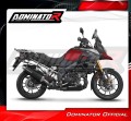 Suzuki DL 1000 V-Strom 2017 - 2020 Exhaust Muffler Auspuff Sportauspuff Silencer Echappement Silencieux Scarico Scarichi Escape Wydech Tłumik P7 BLACK DOMINATOR EXHAUST SYSTEM 3