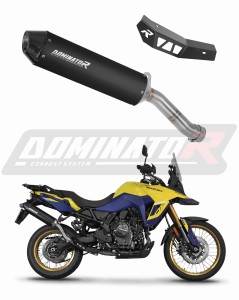 Suzuki V-Strom 800 SE / DE 2023 - 2024 Exhaust Silencer Muffler MX2 BLACK + dB killer