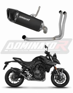 Suzuki GSX-8S / 8R 2022 - 2024 Full Exhaust System Collector Silencer HP6 BLACK + dB killer