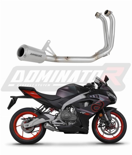 Aprilia RS 457 Exhaust Muffler Manifold Collector Auspuff Sportauspuff Silencer Echappement Silencieux Scarico Marmitta Scarichi Escape Wydech Tłumik Kolektor GPS DOMINATOR Full Exhaust System x