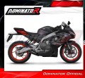 Aprilia RS 457 Exhaust Muffler Manifold Collector Auspuff Sportauspuff Silencer Echappement Silencieux Scarico Marmitta Scarichi Escape Wydech Tłumik Kolektor HP8 BLACK DOMINATOR Full Exhaust System  2