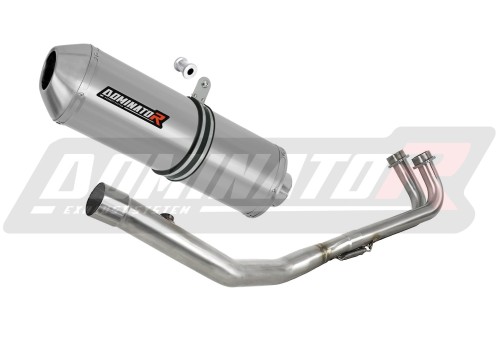 complete exhaust system with muffler DOMINATOR Full System OVR fits to YAMAHA TMAX 500 2008  2011