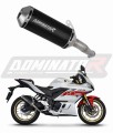 Yamaha YZF-R3 2022 Exhaust Muffler Auspuff Sportauspuff Silencer Echappement Silencieux Scarico Marmitta Scarichi Escape Wydech Tłumik OV BLACK DOMINATOR Exhaust System X