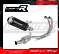 Yamaha YZF-R3 2022 Exhaust Muffler Manifold Collector Auspuff Sportauspuff Silencer Echappement Silencieux Scarico Marmitta Scarichi Escape Wydech Tłumik Kolektor OV BLACK DOMINATOR Full Exhaust System EX 1