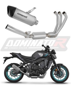 Yamaha MT-09 2024 Full Exhaust System Collector Silencer Titanium HP6 + dB killer