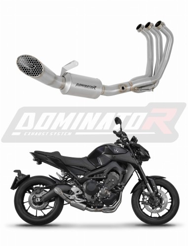 Yamaha MT 09 2017 - 2020 Full  Exhaust System  Muffler Auspuff Sportauspuff Silencer Echappement Silencieux Scarico Scarichi Escape Collector Manifold Wydech Tłumik  GP3 DOMINATOR x
