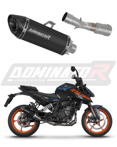 exhaust muffler DOMINATOR HP8 BLACK fits to KTM 125 Duke 2024