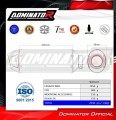 Kove 450 RALLY 2023 - 2025 EXHAUST Muffler Auspuff Sportauspuff Silencer Echappement Silencieux Scarico Scarichi Escape Wydech Tłumik MX2 BLACK Dominator Exhaust System 3