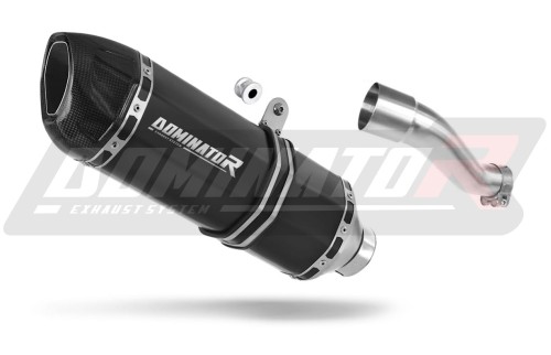 CBR 500 R EXHAUST Honda Muffler Auspuff Sportauspuff Silencer Echappement Silencieux Scarico Scarichi Escape Wydech Tłumik Carbon Tip HP1 black 2016 - 2019 Dominator x