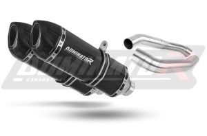 Honda CBR 1000F DUAL 1988 - 2000 Exhaust Silencer Muffler HP1 BLACK + dB killer
