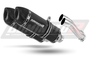Kawasaki GPZ 500 1987 - 2003 Exhaust Silencer Muffler HP1 BLACK + dB killer