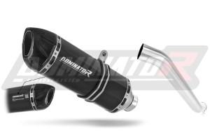 Kawasaki ZX6R 636 2003 - 2004 EU Approved Exhaust Silencer HP1 BLACK