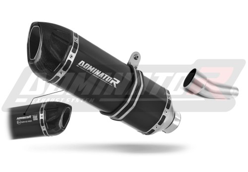 Kawasaki ZX6R 636 2009 - 2016 Motorcycle EU Approved Street Legal Muffler Auspuff Sportauspuff Silencer Echappement Silencieux Scarico Scarichi Escape Wydech Tłumik HP1 BLACK Dominator Exhaust System x