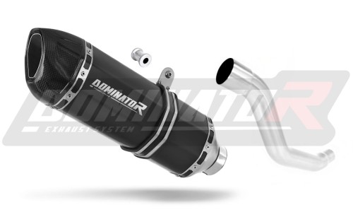 XF 650 Freewind EXHAUST Suzuki Muffler Auspuff Sportauspuff Silencer Echappement Silencieux Scarico Scarichi Escape Wydech Tłumik Carbon Tip HP1 BLACK 1997 - 2003 Dominator   x