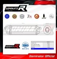 Aprilia Tuono V4 R APRC 2011 - 2014 EXHAUST Muffler Auspuff Sportauspuff Silencer Echappement Silencieux Scarico Scarichi Escape Wydech Tłumik HP1 BLACK Dominator Exhaust System 1