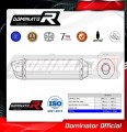 Cagiva RAPTOR 1000 EXHAUST Muffler Auspuff Sportauspuff Silencer Echappement Silencieux Scarico Scarichi Escape Wydech Tłumik HP1 BLACK Dominator Exhaust System 1